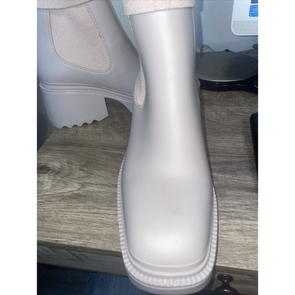 Circus Sam Edelman Women Light Brown Pull On Lug Rain Boots US 11 EUC - Picture 3 of 14